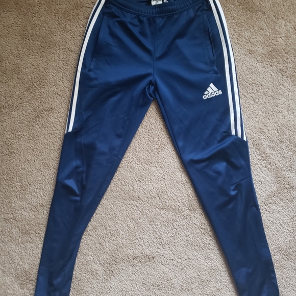 Adidas Blue Track Pants - Picture 1 of 3